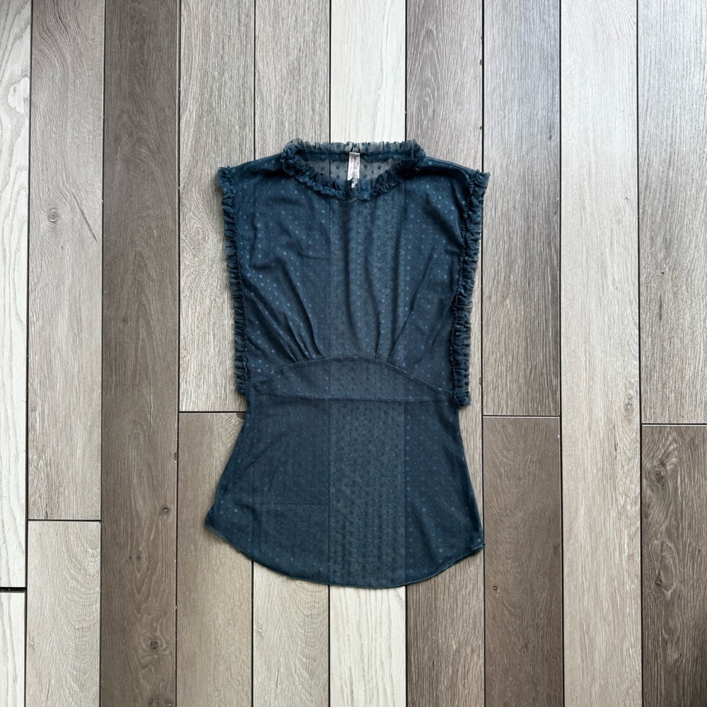 Free People Dot Mesh Cami Top | Size: Xtra Small | Good Condition